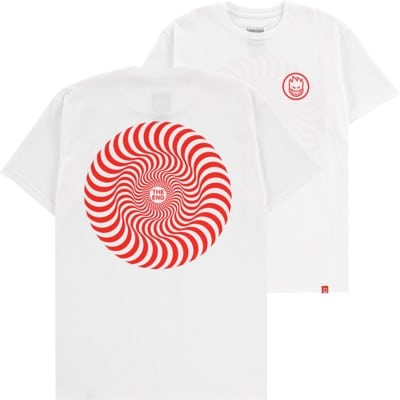 Spitfire Classic Swirl T-Shirt - white/red - view large