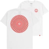 Spitfire Classic Swirl T-Shirt - white/red
