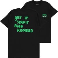 Krooked Strait Eyes T-Shirt - black/green