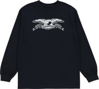 Anti-Hero Basic Eagle L/S T-Shirt - navy/white
