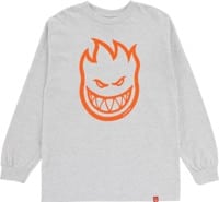 Spitfire Bighead L/S T-Shirt - ash/orange print