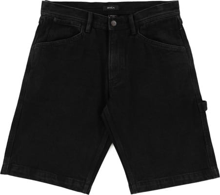 RVCA Chainmail Denim Shorts - black rinse - view large