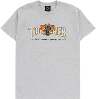 Thrasher Fortune Logo T-Shirt - ash grey - view large