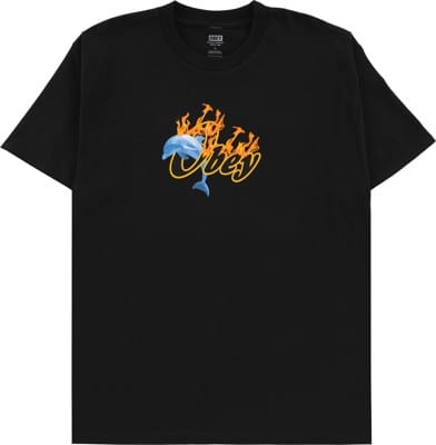 Obey Jump Through Hoops T-Shirt - black - view large