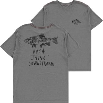 RVCA Ben Horton Downstream T-Shirt - smoke - view large