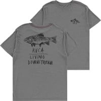 RVCA Ben Horton Downstream T-Shirt - smoke