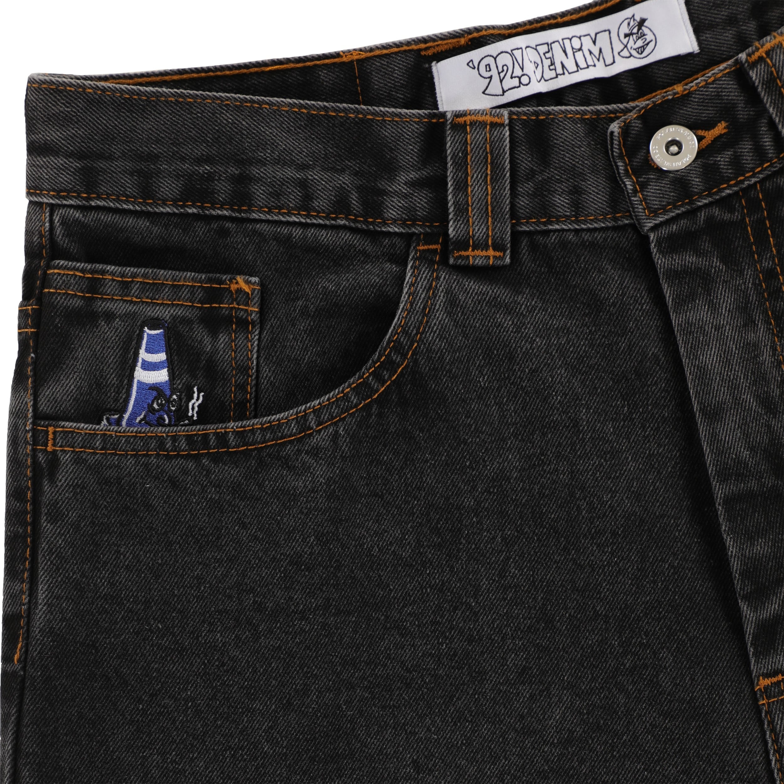 Polar Skate Co. '92! Denim Jeans - washed black | Tactics