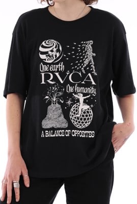 RVCA Women's One Earth T-Shirt - black - view large