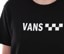 Vans Women's Brand Striper BF T-Shirt - black - front detail