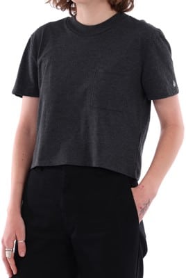Volcom Women's Pocket Stone T-Shirt - heather black - view large