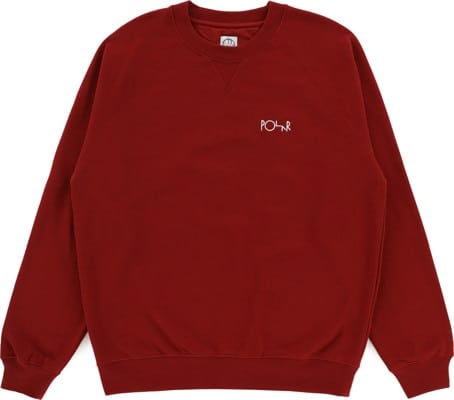 Polar Skate Co. Default Crew Sweatshirt - rich red - view large