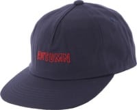 Autumn Logo 5-Panel Snapback Hat - navy
