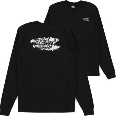 Santa Cruz Meek Slasher Fusion L/S T-Shirt - black - view large