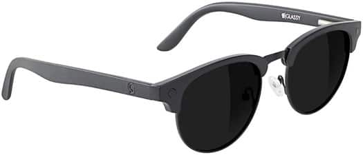 Glassy Morrison Polarized Sunglasses - matte black/black polarized lens - view large