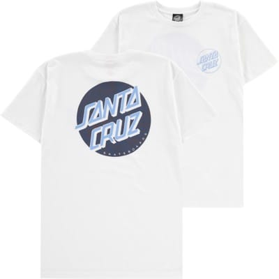 Santa Cruz Absent Topo Dot T-Shirt - white - view large
