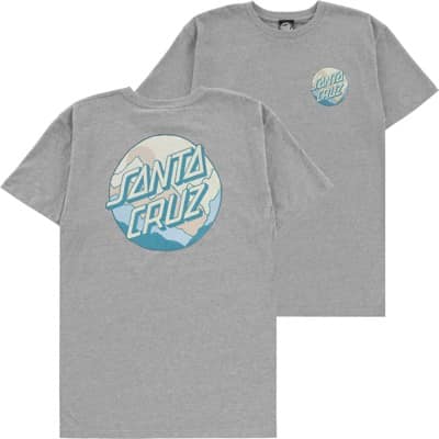Santa Cruz Scenic Dot T-Shirt - dark heather grey - view large