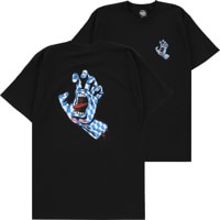 Santa Cruz Arch Check Hand T-Shirt - black