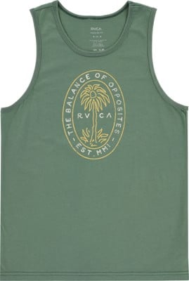RVCA Palm Seal Tank - spinach - view large