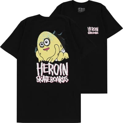 Heroin Mini Egg T-Shirt - black - view large