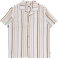 Rhythm Vacation Stripe S/S Shirt - olive