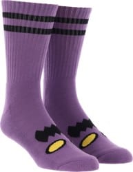 Toy Machine Monster Face Sock - lavender
