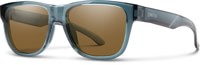 Smith Lowdown Slim 2 Polarized Sunglasses - crystal stone green/chromapop brown polarized lens
