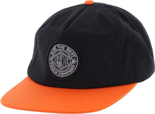 Independent BTG Reflect Snapback Hat - black/orange - view large