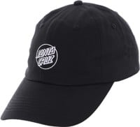 Santa Cruz Venture Opus Eco Strapback Hat - black