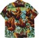 Obey Bloom S/S Shirt - orange multi - reverse