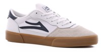 Lakai Cambridge Skate Shoes - white/navy suede