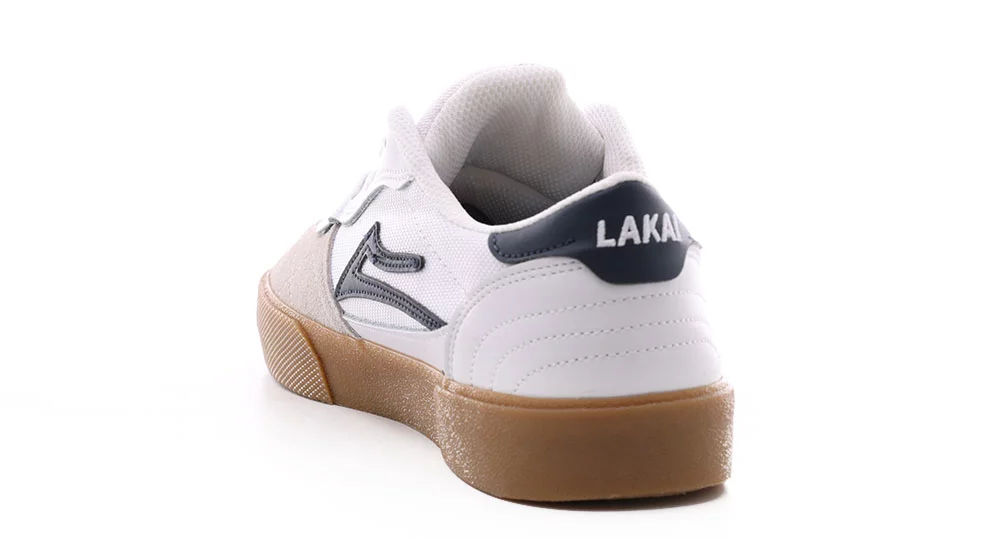 Lakai Skateboard Shoes Cambridge Navy/White Suede Mens
