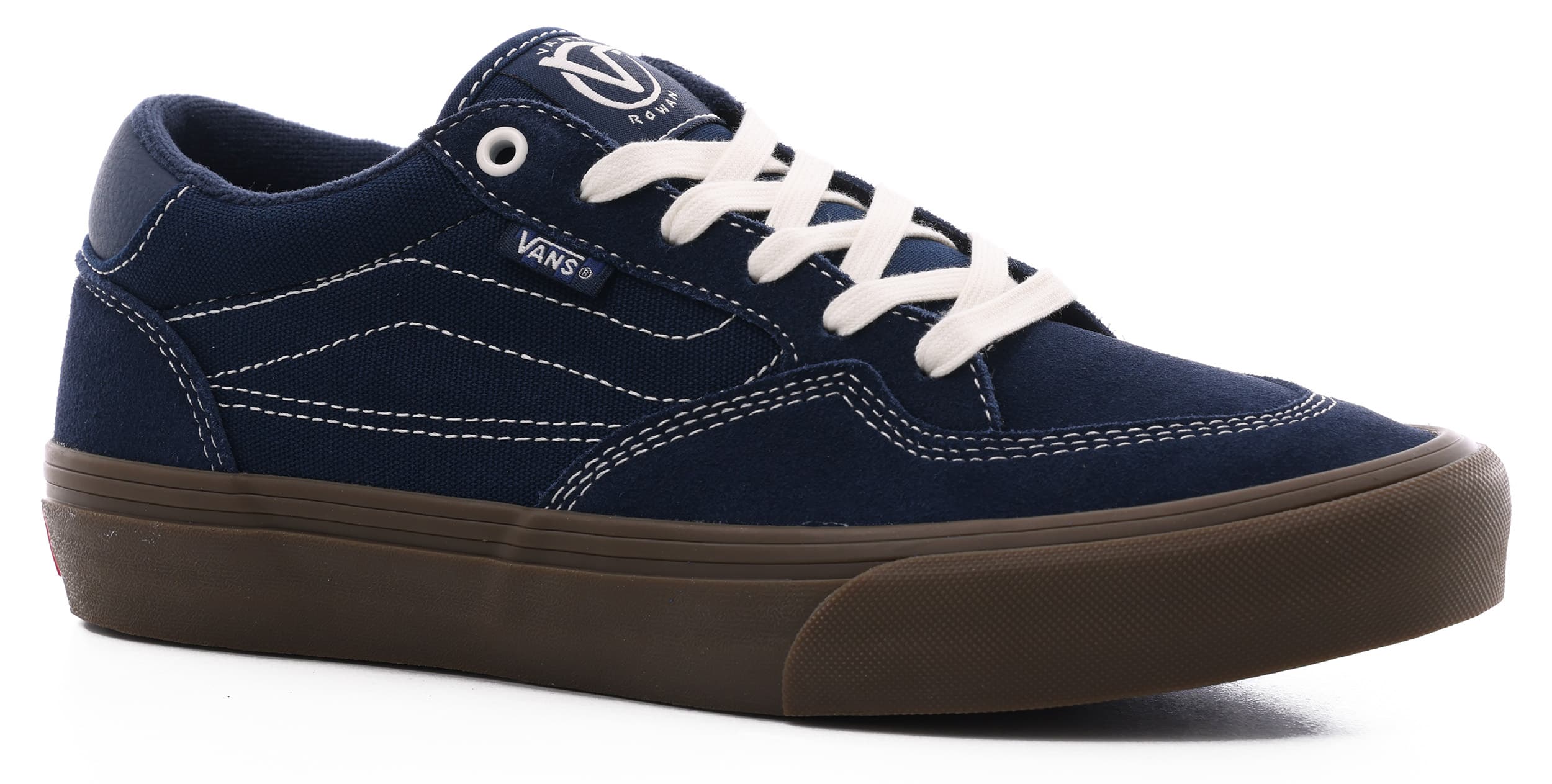 Vans Rowan Pro Skate Shoes - dress blues/dark gum | Tactics