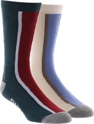 Quasi Vert (2-Pack) Sock - dark teal/off white
