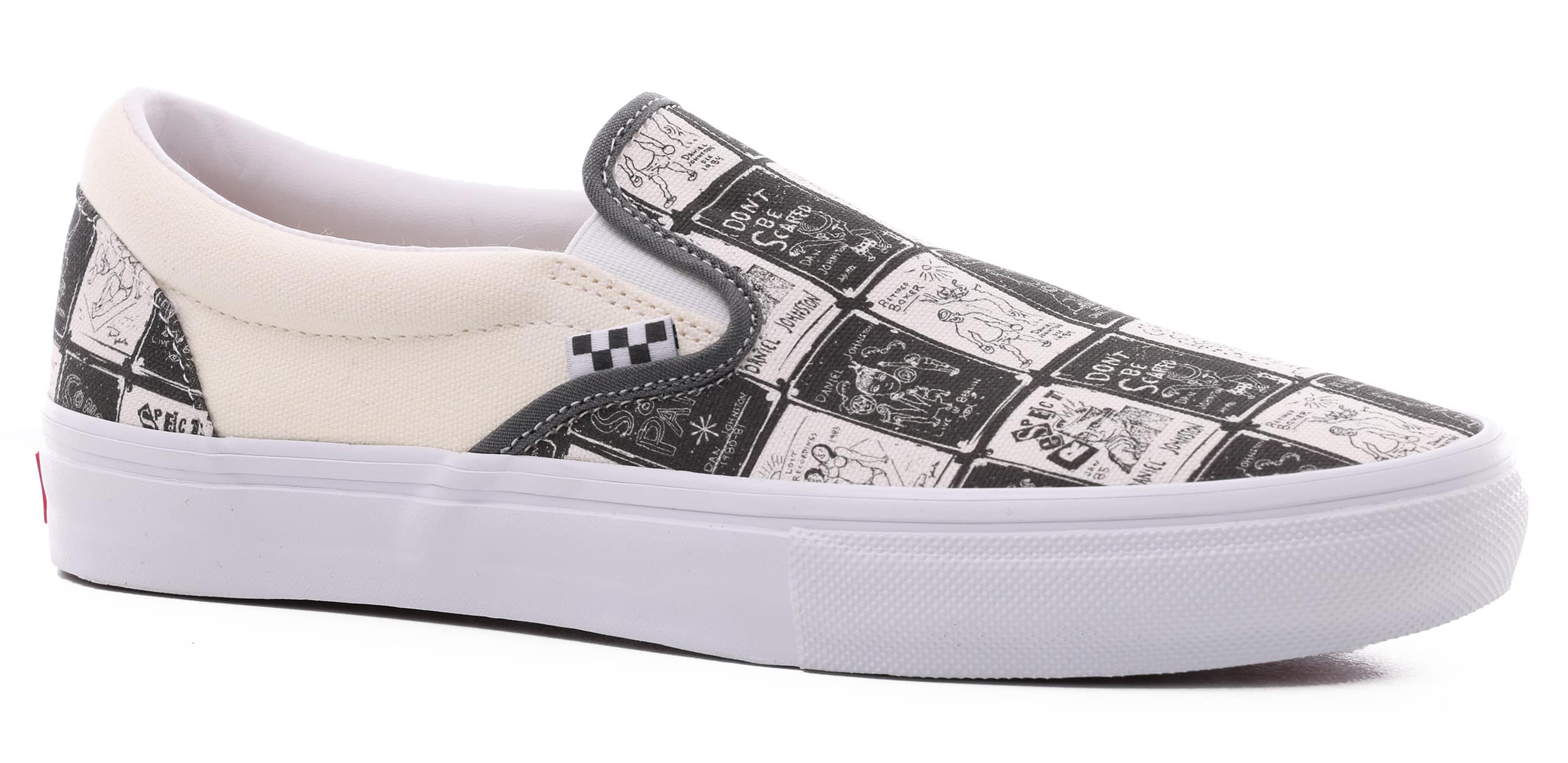 Vans Skate SlipOn Shoes (daniel johnston) raven Tactics