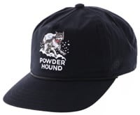 Coal Field Strapback Hat - black