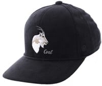 Coal Wilderness Low Snapback Hat - black (goat)
