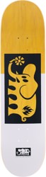 Black Label Elephant Block Out 8.25 Skateboard Deck - yellow