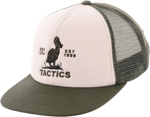 Tactics Pelican Trucker Hat - olive natural - view large