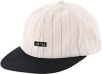 Tactics Trademark Snapback Hat - black/natural stripe