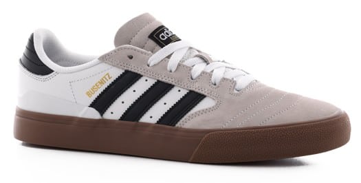 Adidas Busenitz Vulc II Skate Shoes - footwear white/core black/gold metallic ii - view large