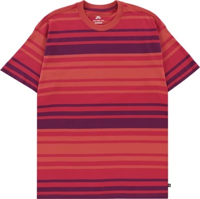 Nike SB YD Stripe T-Shirt - red clay - view large