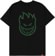 black/dark green print