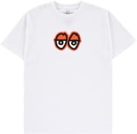 Krooked Eyes LG T-Shirt - white/orange