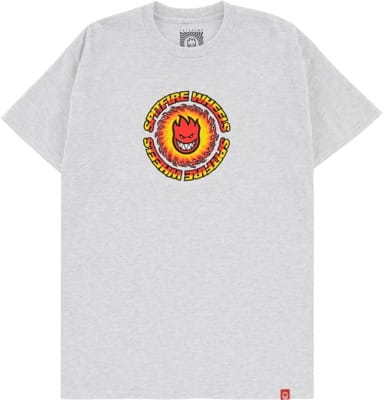 Spitfire OG Fireball T-Shirt - ash/red/yellow/orange - view large