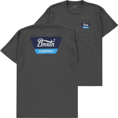 Brixton Linwood T-Shirt - heavy metal/navy - view large