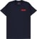 navy/red - front