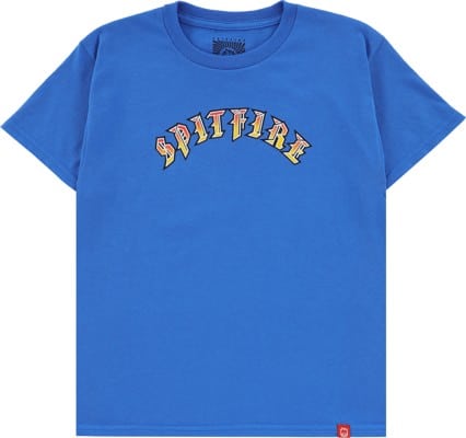 Spitfire Kids Old E T-Shirt - royal/orange-red - view large