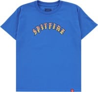 Spitfire Kids Old E T-Shirt - royal/orange-red