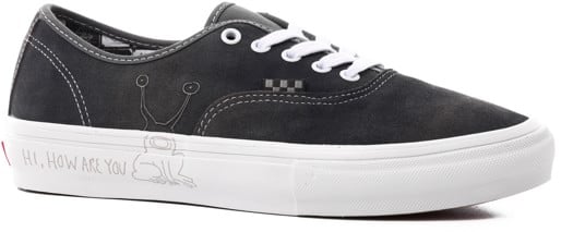 Vans Skate Authentic Shoes - (daniel johnston) raven - view large