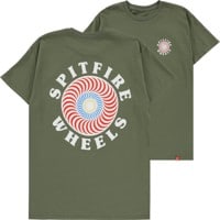 Spitfire OG Classic Fill T-Shirt - military green/multi-color